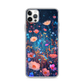 Dreamlike Floral Art Nouveau Canvas Magnetic Clear Case for iPhone [Compatible with Magsafe]