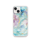 Ethereal Watercolor Swirls Magnetic Clear Case for iPhone [Compatible with Magsafe]