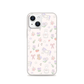 Oil Painting Stick Texture Roses Pop Art Cute Mini Magnetic Clear Case for iPhone [Compatible with Magsafe]