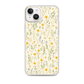 Colorful Wildflowers Flower Illustration Mini Magnetic Clear Case for iPhone [Compatible with Magsafe]