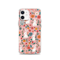 Many Flowers Aestheticism Colorful Mini Magnetic Clear Case for iPhone [Compatible with Magsafe]