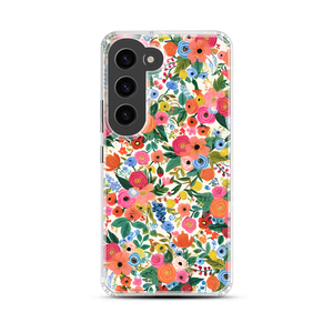 Roses Pop Art Graffiti Style Mini Oil Painting Magnetic Clear Case for Samsung [Compatible with Magsafe]