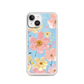 Dreamy Flowers Magnetic Clear Case for iPhone [Compatible with Magsafe]