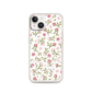Pink Rose Buds Magnetic Clear Case for iPhone [Compatible with Magsafe]