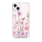 Wildflower Illustration Magnetic Clear Case for iPhone [Compatible with Magsafe]