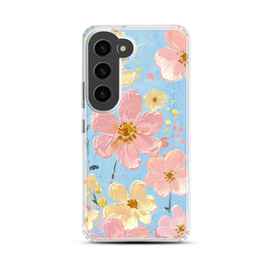 Dreamy Flowers Magnetic Clear Case for Samsung [Compatible with Magsafe]
