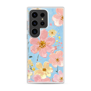 Dreamy Flowers Magnetic Clear Case for Samsung [Compatible with Magsafe]