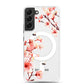 Peach Blossom Magnetic Clear Case for Samsung