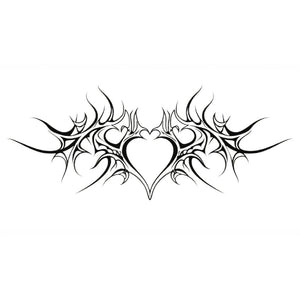 Tribal Heart Love Tattoos Sticker