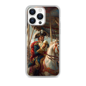 Napoleon's Carousel Joy Magnetic Clear Case for iPhone [Compatible with Magsafe]