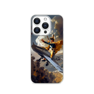 Napoleon's Galactic Equestrian Journey Magnetic Clear Case for iPhone [Compatible with Magsafe]