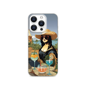Mona Lisa's Summer Splash Magnetic Clear Case for iPhone [Compatible with Magsafe]