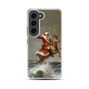 Napoleon's Yuletide Voyage Magnetic Clear Case for Samsung [Compatible with Magsafe]